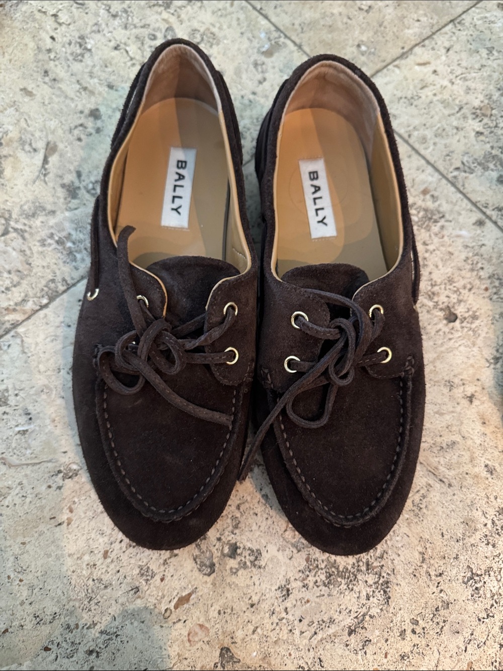 Bally women’s chocolate brown shoes